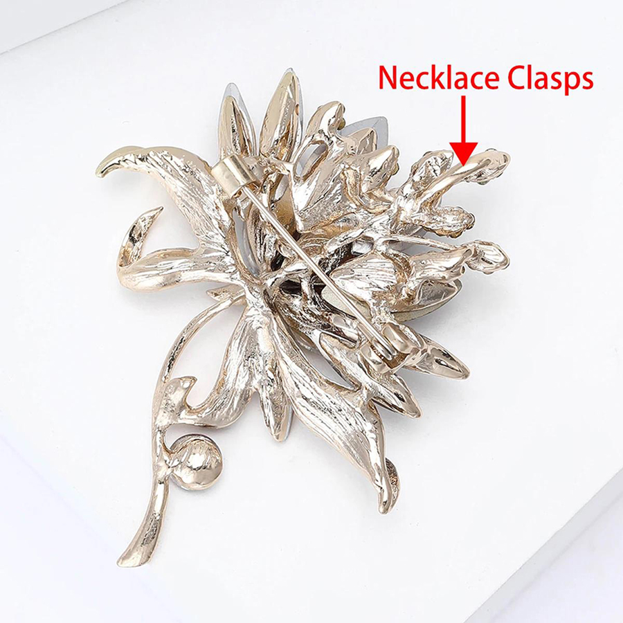 Women Accessories Bouquet - Luxe Kristallen Glazen Handboeket Broches voor