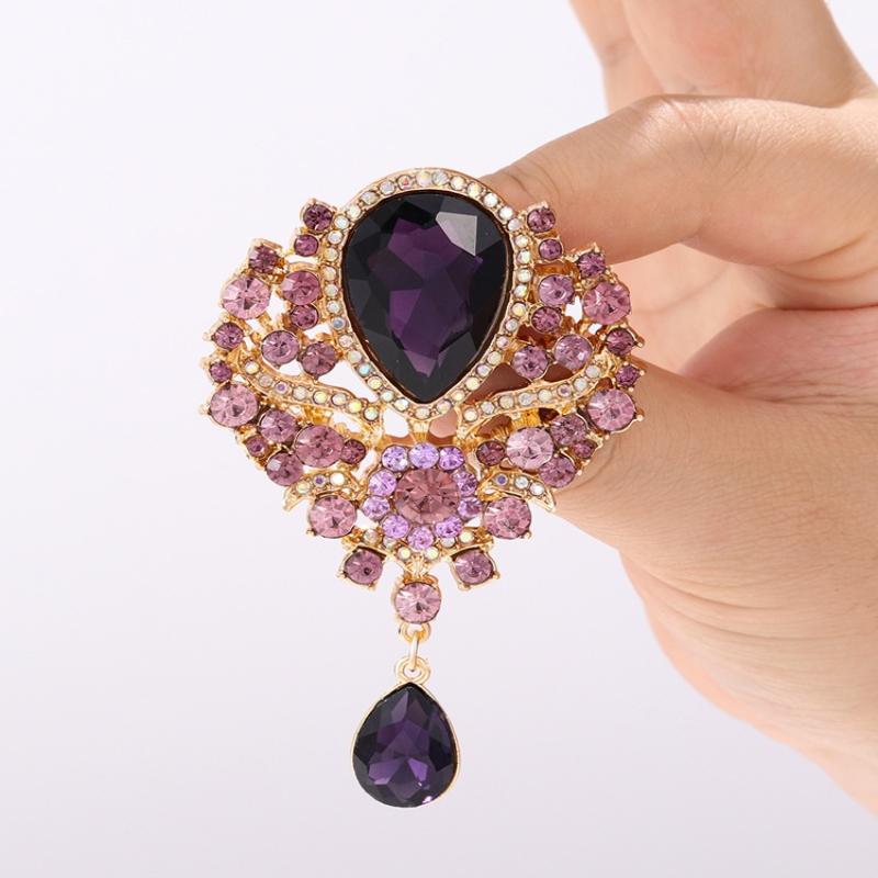 Women Accessories Bouquet - 1 Stuks Bruiloft Bruidsboeket Helder Kristal
