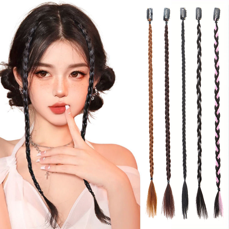 Women Accessories Pack - WIGSIN Synthetische 2 stuks vlechtpruik met