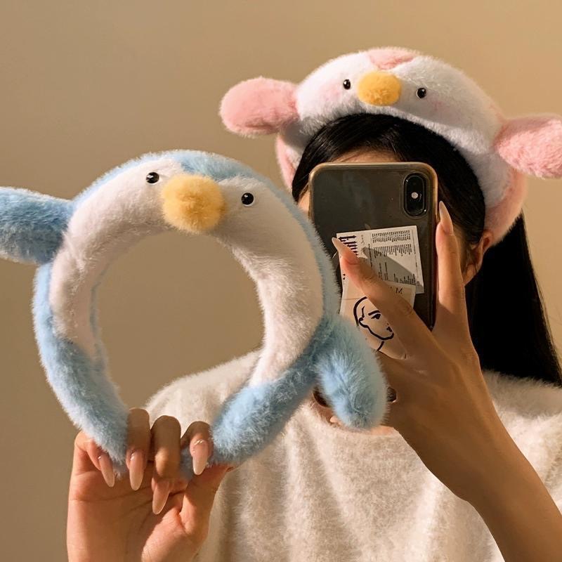 Women Accessories Online - Schattige pinguïn pluche hoofdband voor vrouwen,