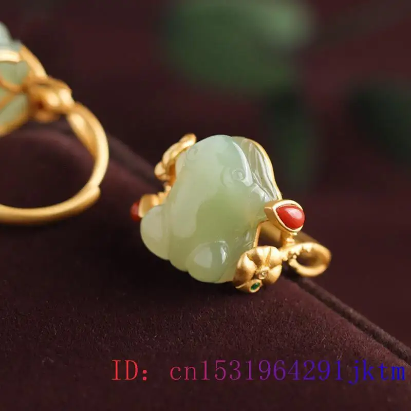 Groene Jade Kikker Ringen Char - Women'S Accessories Rings recensie en prijs