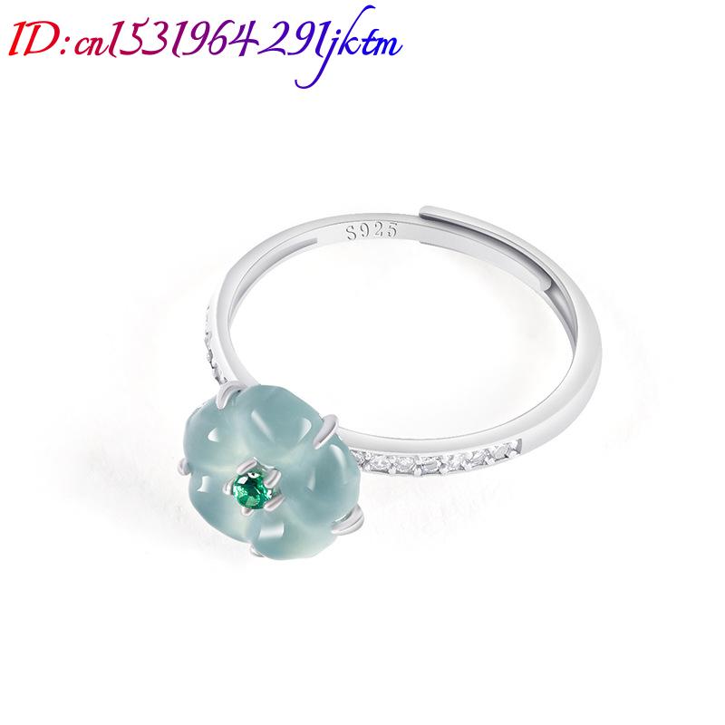 Blauwe Birmese Jadeiet Bloemen - Women Accessories Gift recensie en prijs
