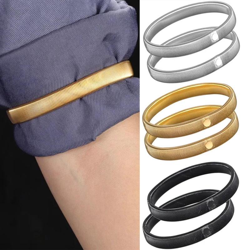 2 stuks elastische overhemdmou - Women Accessories Holder recensie en prijs