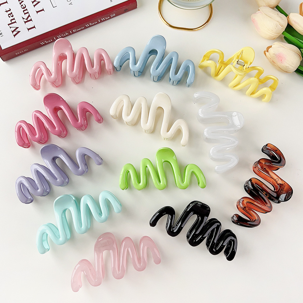 Nieuwe Mode Grote Matte Kleur  - Hair Claw Clip Set recensie en prijs