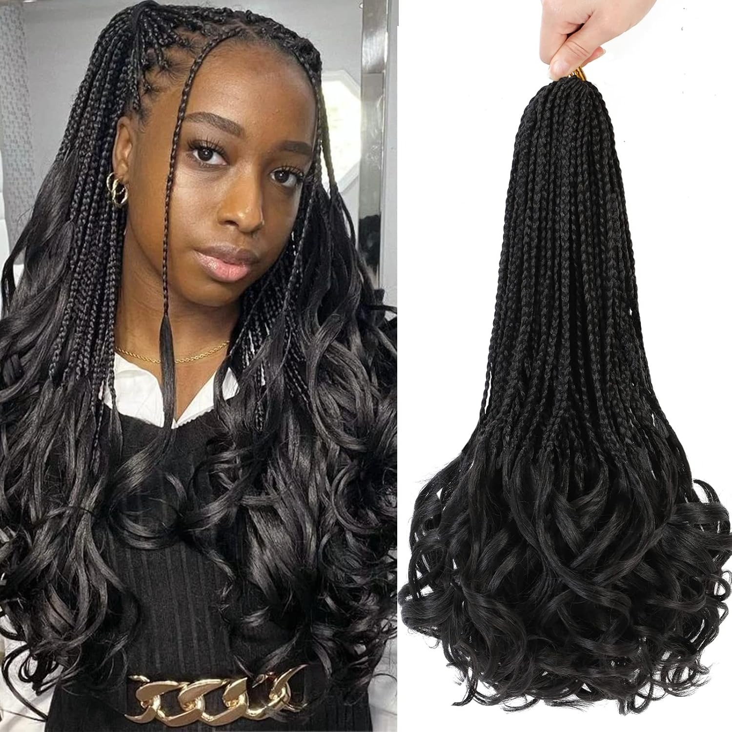 French Curl Crochet Braids 14  - Women Accessories Pack recensie en prijs