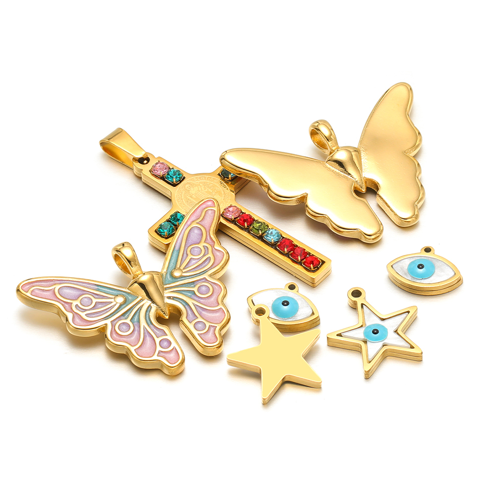 5 stks/partij Rvs Emaille Ster - Women Accessories Pack recensie en prijs