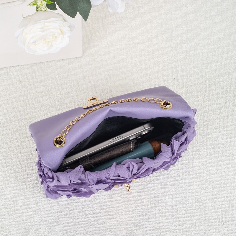 3D Rose Floral Satijnen Avondt - Women'S Accessories Purse recensie en prijs