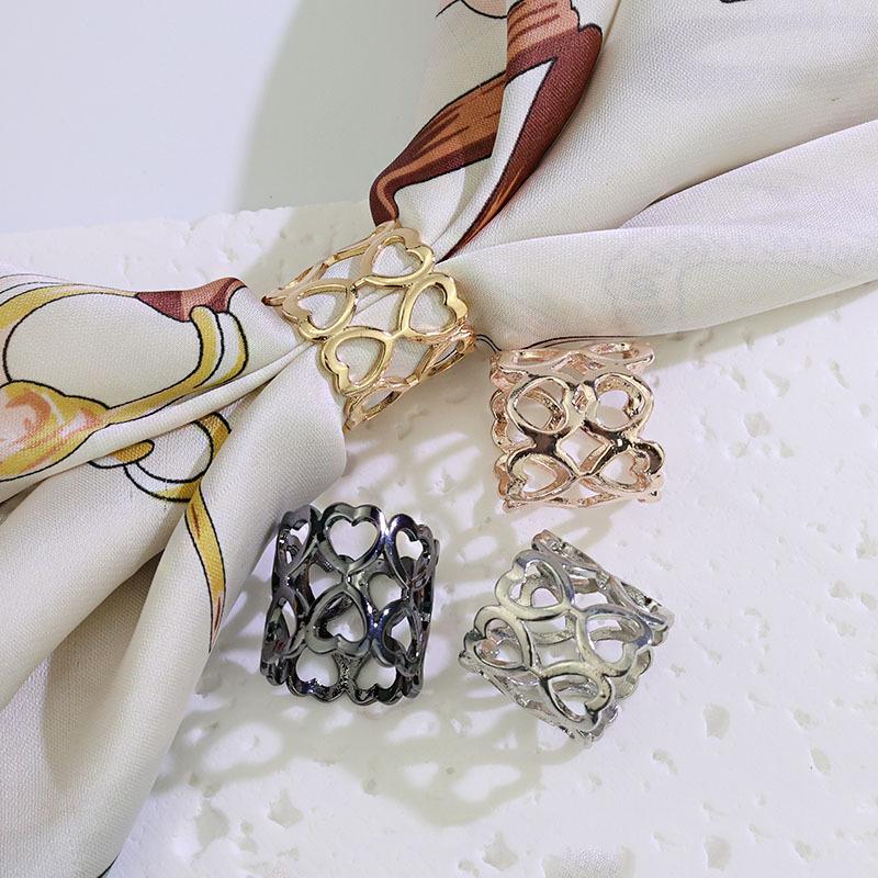 1/4 stuks metalen ronde sjaalb - Women'S Accessories Rings recensie en prijs