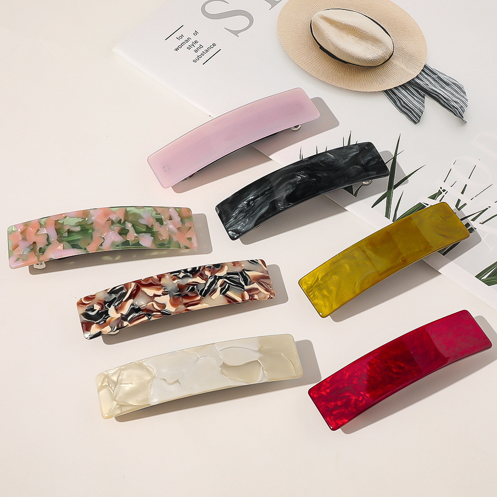 Nieuwe fijne vintage acetaat v - Hair Claw Clip Set recensie en prijs