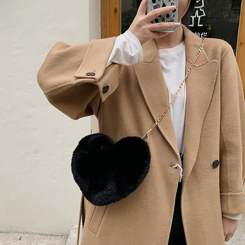Mode Dames Hartvormige Kunstbo - Women'S Accessories Purse recensie en prijs