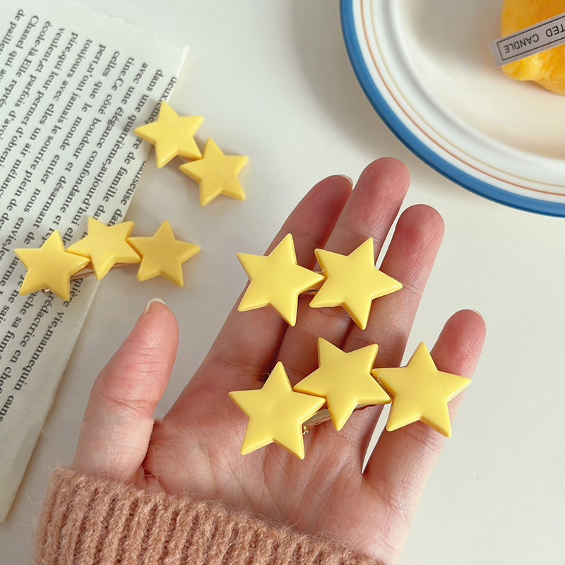 Schattige gele sterrenhaarspel - Women'S Yellow Accessories recensie en prijs