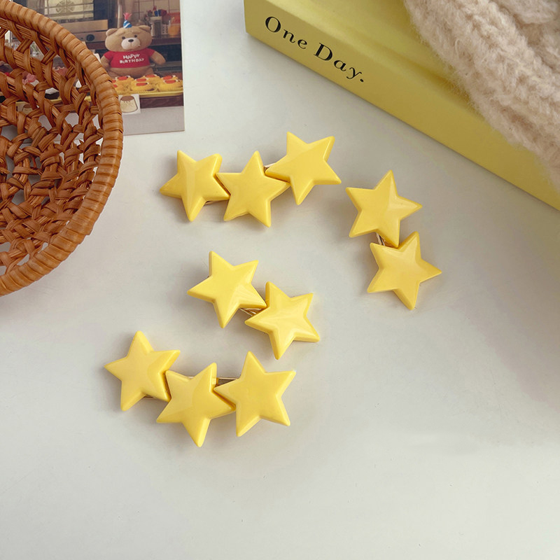 Schattige gele sterrenhaarspel - Women'S Yellow Accessories recensie en prijs