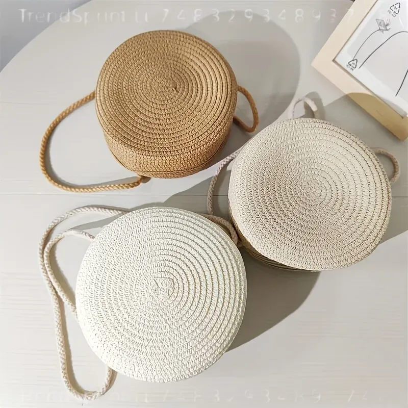 Ronde geweven rotan crossbodyt - Women'S Accessories Purse recensie en prijs